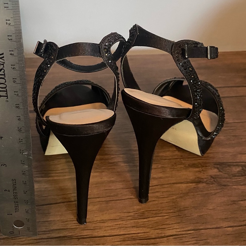 Black Sparkling Heels - Picture 5 of 6
